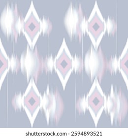 Ikat Abstract ethnic geometric pattern, Seamless pattern traditional. Ikat pattern. Design for background, vector, wallpaper, clothing, illustration, batik, fabric.