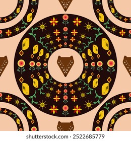 Ikat abstract geometric decorative element seamless pattern. Perfect texture monochrome retro modern design for wallpaper, wrapping, background, packaging, illustration, textile, interior, embroidery