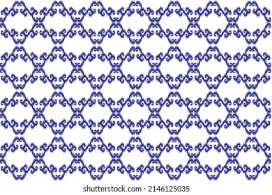 Ikat abstract geometric ethnic pattern design Aztec fabric carpet mandala ornament ethnic chevron textile decoration wallpaper Tribal boho native ethnic turkey traditional embroidery vector background