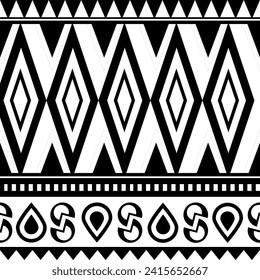 Ikat abstract seamless pattern for artwork and production