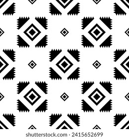 Ikat abstract seamless pattern for artwork and production