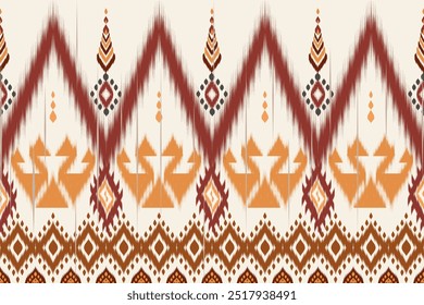  Ikat Vector abstracto Geométrico étnico tribal. Damasco sin patrón tradicional estilo azteca Diseño para el fondo, alfombra, papel de pared, ropa, envoltura, batik, tela, bordado. Otro diseño.

