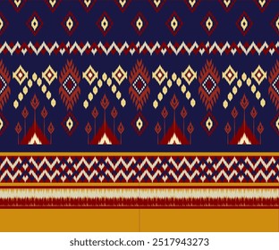  Ikat abstract Vetor Geometric étnico tribal .Damask padrão sem emenda tradicional estilo asteca Design para fundo, Capeta, papel de parede, roupas, envoltório, batik, tecido, bordados . Outros desenham.
