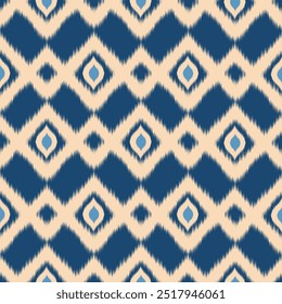  Ikat abstract Vetor Geometric étnico tribal .Damask padrão sem emenda tradicional estilo asteca Design para fundo, Capeta, papel de parede, roupas, envoltório, batik, tecido, bordados . 
