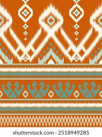  Ikat  abstract Vector Geometric ethnic  tribal seamless pattern traditional Aztec style Design for background ,Capet,wall paper,clothing, wrapping,batik ,fabric , silk,pillow case,iPhone case ,book c