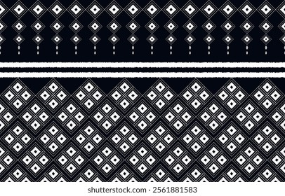 Ikat abstract,Vector illustration of seamless pattern or geometric texture modern pattern for clothing,wallpaper,fabric,carpet,batik,textile
