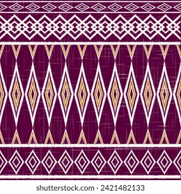 ikat African Indian art, Abstract White. Ethnic beautiful seamless pattern. India Thai pattern. Mexican striped style. Native traditional. Design for background, fabric, clothing Kente.