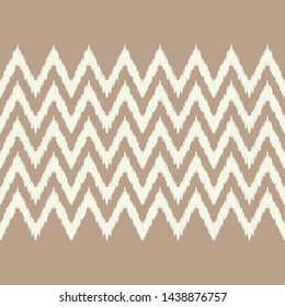 Ikat. Art seamless pattern. Ethnic print. Multicolored. Boho. Traditional ornament. Folk motif. Vector geometric background. Can be used for social media, posters, email, print, ads designs.