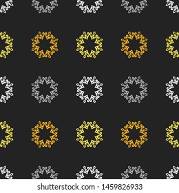 Ikat. Art seamless pattern. Ethnic print. Multicolored. Boho. Traditional ornament. Folk motif. Vector geometric background. Can be used for social media, posters, email, print, ads designs.