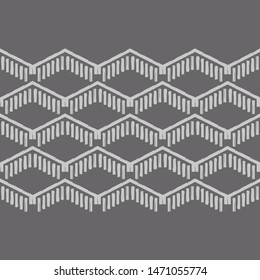 Ikat. Art seamless pattern. Ethnic print. Multicolored. Boho. Traditional ornament. Folk motif. Vector geometric background. Can be used for social media, posters, email, print, ads designs.