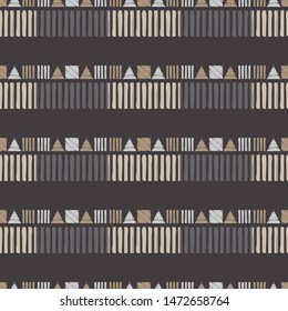Ikat. Art seamless pattern. Ethnic print. Multicolored. Boho. Traditional ornament. Folk motif. Vector geometric background. Can be used for social media, posters, email, print, ads designs.