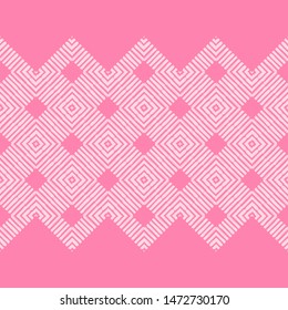 Ikat. Art seamless pattern. Ethnic print. Multicolored. Boho. Traditional ornament. Folk motif. Vector geometric background. Can be used for social media, posters, email, print, ads designs.