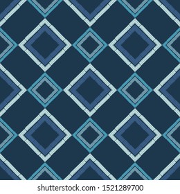 Ikat. Art seamless pattern. Ethnic print. Multicolored. Boho. Folk motif. Vector geometric background. Can be used for social media, posters, email, print, ads designs.