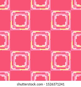Ikat. Art seamless pattern. Ethnic print. Vector geometric background. Can be used for social media, posters, email, print, ads designs.