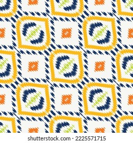 Ikat Aztec Stamm Aztec Nahtlose Muster. Ethnische Geometrische Batik Ikkat Digitale Vektortextilien-Design für Printfabrik Saree Mughal-Symbol Swaths Textur Kurti Kurtis Kurtas