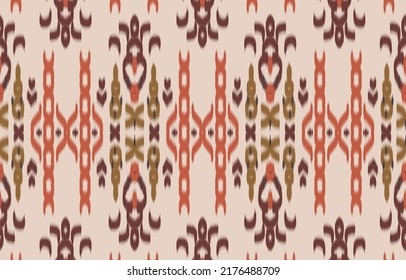 Ikat background damask seamless pattern. Aztec  
together design with chevron triangle dots diamond floral flower flowers. designs patterns for print frame rug stripes stripe  fabric texture vector