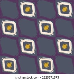 Ikat background tribal Aztec Seamless Pattern. Ethnic Geometric Ikkat Batik Digital vector textile Design for Prints Fabric saree Mughal brush symbol Swaths texture Kurti Kurtis Kurtas