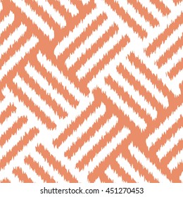 Ikat basket weave pattern seamless background tile

