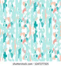 Ikat batik print modern style, shibori fabric design. Tribal embroidery ethnic seamless pattern. Vintage endless repeat ornament. Traditional folk ikat surface. Vector watercolor geometric background.