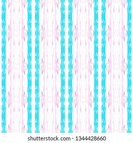Ikat batik print modern style, shibori fabric design. Tribal embroidery ethnic seamless pattern. Vintage endless repeat ornament. Traditional folk ikat surface. Vector watercolor geometric background.