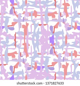 Ikat batik print modern style, shibori fabric design. Tribal embroidery ethnic seamless pattern. Vintage endless repeat ornament. Traditional folk ikat surface. Vector watercolor geometric background.