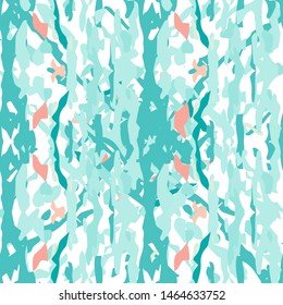 Ikat batik print modern style, shibori fabric design. Tribal embroidery ethnic seamless pattern. Vintage endless repeat ornament. Traditional folk ikat surface. Vector watercolor geometric background.