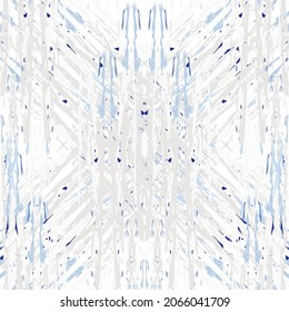 Ikat batik imprimen estilo moderno, diseño de tela shibori. El bordado tribal es un patrón sin fisuras. Ornamento repetitivo inagotable. Textura tradicional de ikat folk. Fondo geométrico de la acuarela vectorial.