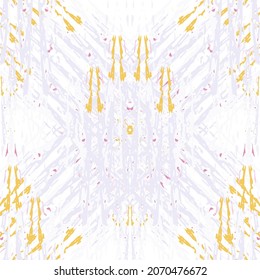 Ikat batik print modern style, shibori fabric design. Tribal embroidery ethnic seamless pattern. Vintage endless repeat ornament. Traditional folk ikat texture. Vector watercolor geometric background.