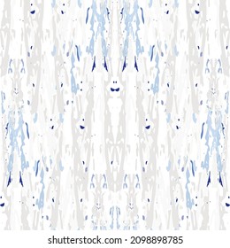 Ikat batik print modern style, shibori fabric design. Tribal embroidery ethnic seamless pattern. Vintage endless repeat ornament. Traditional folk ikat texture. Vector watercolor geometric background.
