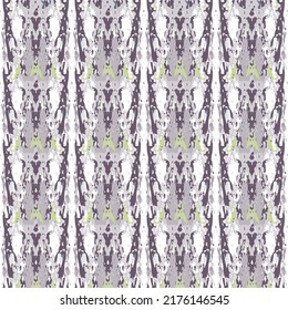 Ikat batik imprimen estilo moderno, diseño de tela shibori. El bordado tribal es un patrón sin fisuras. Ornamento repetitivo inagotable. Textura tradicional de ikat folk. Fondo geométrico de la acuarela vectorial.