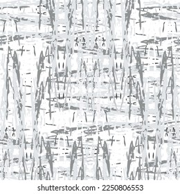 Ikat batik imprimen estilo moderno, diseño de tela shibori. El bordado tribal es un patrón sin fisuras. Ornamento repetitivo inagotable. Textura tradicional de ikat folk. Fondo geométrico de la acuarela vectorial.