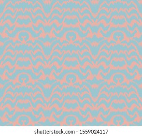 Ikat border. Geometric folk ornament. Tribal vector texture. Seamless striped pattern in Aztec style. Ethnic embroidery. Indian, Scandinavian, Gypsy, Mexican, African rug.