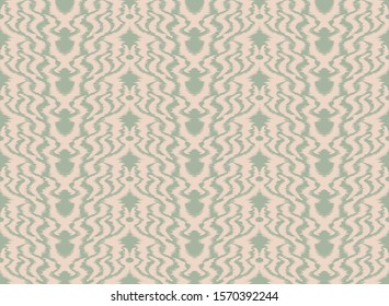 Ikat border. Geometric folk ornament. Tribal vector texture. Seamless striped pattern in Aztec style. Ethnic embroidery. Indian, Scandinavian, Gypsy, Mexican, African rug.