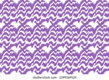 Ikat border. Geometric folk ornament. Tribal vector texture. Seamless striped pattern in Aztec style. Ethnic embroidery. Indian, Scandinavian, Gypsy, Mexican, African rug.