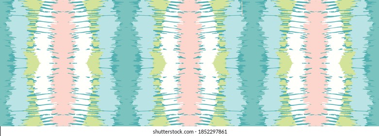 Ikat border. Geometric folk ornament. Tribal vector texture. Seamless striped pattern in Aztec style. Ethnic embroidery. Indian, Scandinavian, Gypsy, Mexican, African rug.