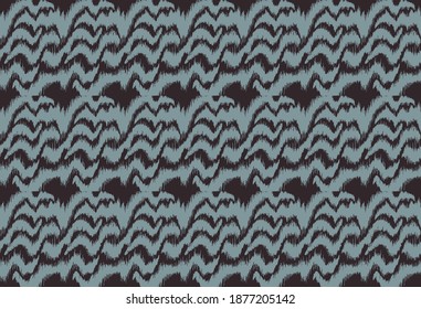 Ikat border. Geometric folk ornament. Tribal vector texture. Seamless striped pattern in Aztec style. Ethnic embroidery. Indian, Scandinavian, Gypsy, Mexican, African rug.