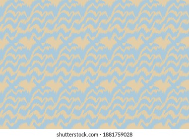 Ikat border. Geometric folk ornament. Tribal vector texture. Seamless striped pattern in Aztec style. Ethnic embroidery. Indian, Scandinavian, Gypsy, Mexican, African rug.