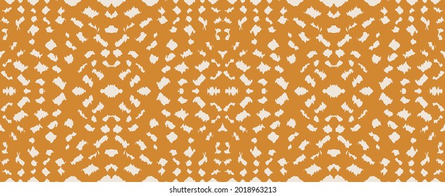 Ikat border. Geometric folk ornament. Tribal vector texture. Seamless striped pattern in Aztec style. Ethnic embroidery. Indian, Scandinavian, Gypsy, Mexican, African rug.