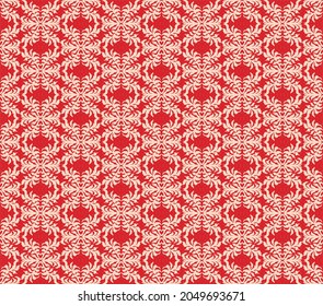 Ikat border. Geometric folk ornament. Tribal vector texture. Seamless striped pattern in Aztec style. Ethnic embroidery. Indian, Scandinavian, Gypsy, Mexican, African rug.
