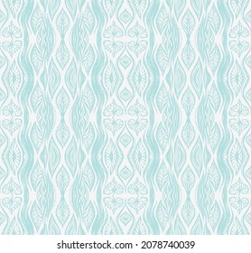 Ikat border. Geometric folk ornament. Tribal vector texture. Seamless striped pattern in Aztec style. Ethnic embroidery. Indian, Scandinavian, Gypsy, Mexican, African rug.