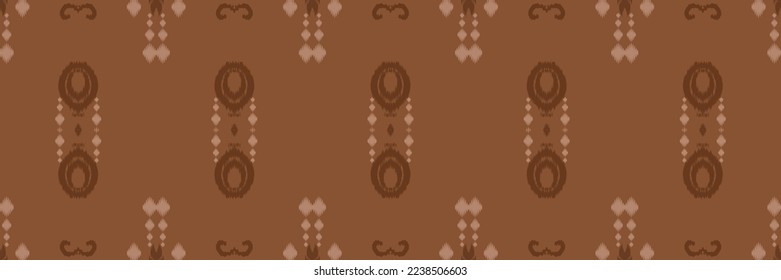 Ikat border tribal Aztec Seamless Pattern. Ethnic Geometric Ikkat Batik Digital vector textile Design for Prints Fabric saree Mughal brush symbol Swaths texture Kurti Kurtis Kurtas