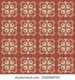 Ikat Brown 1 ethnic seamless pattern, Embroidery style, abstract background