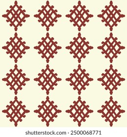 Ikat Brown 3 ethnic seamless pattern, Embroidery style, abstract background