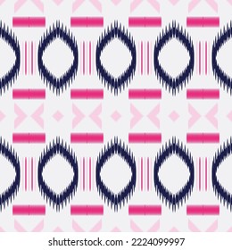 ikat chevron batik textil diseño de vectores digitales sin fisuras para Print saree Kurti Borneo Tejidos símbolos de pincel de borde swatches elegantes