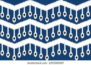 Ikat Chevron zig zag patrón geométrico étnico sin costura. de estilo africano, nativo americano, indio, mexicano, peruano. Diseño para ropa, tela, decoración casera, papel pintado, textil, alfombra, textura. 