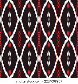 ikat damask batik textilen nahtlosen Muster digitalen Vektordesign für Print Saree Kurti Borneo Fabric Pinselzeichen Swatte Party tragen