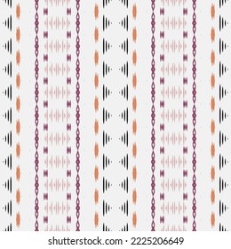 ikat damask batik textile seamless pattern digital vector design for Print saree Kurti Borneo Fabric border brush symbols swatches cotton
