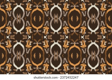 Ikat Damask Embroidery Background. Ikat Aztec Geometric Ethnic Oriental Pattern Traditional. Ikat Aztec Style Abstract Design for Print Texture,fabric,saree,sari,carpet.