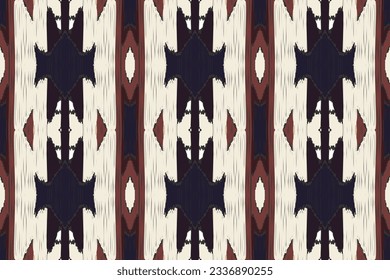 Ikat Damask Embroidery Background. Ikat Chevron Geometric Ethnic Oriental Pattern Traditional. Ikat Aztec Style Abstract Design for Print Texture,fabric,saree,sari,carpet.