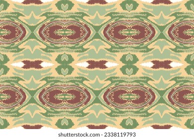 Ikat Damask Embroidery Background. Ikat Floral Geometric Ethnic Oriental Pattern Traditional. Ikat Aztec Style Abstract Design for Print Texture,fabric,saree,sari,carpet.